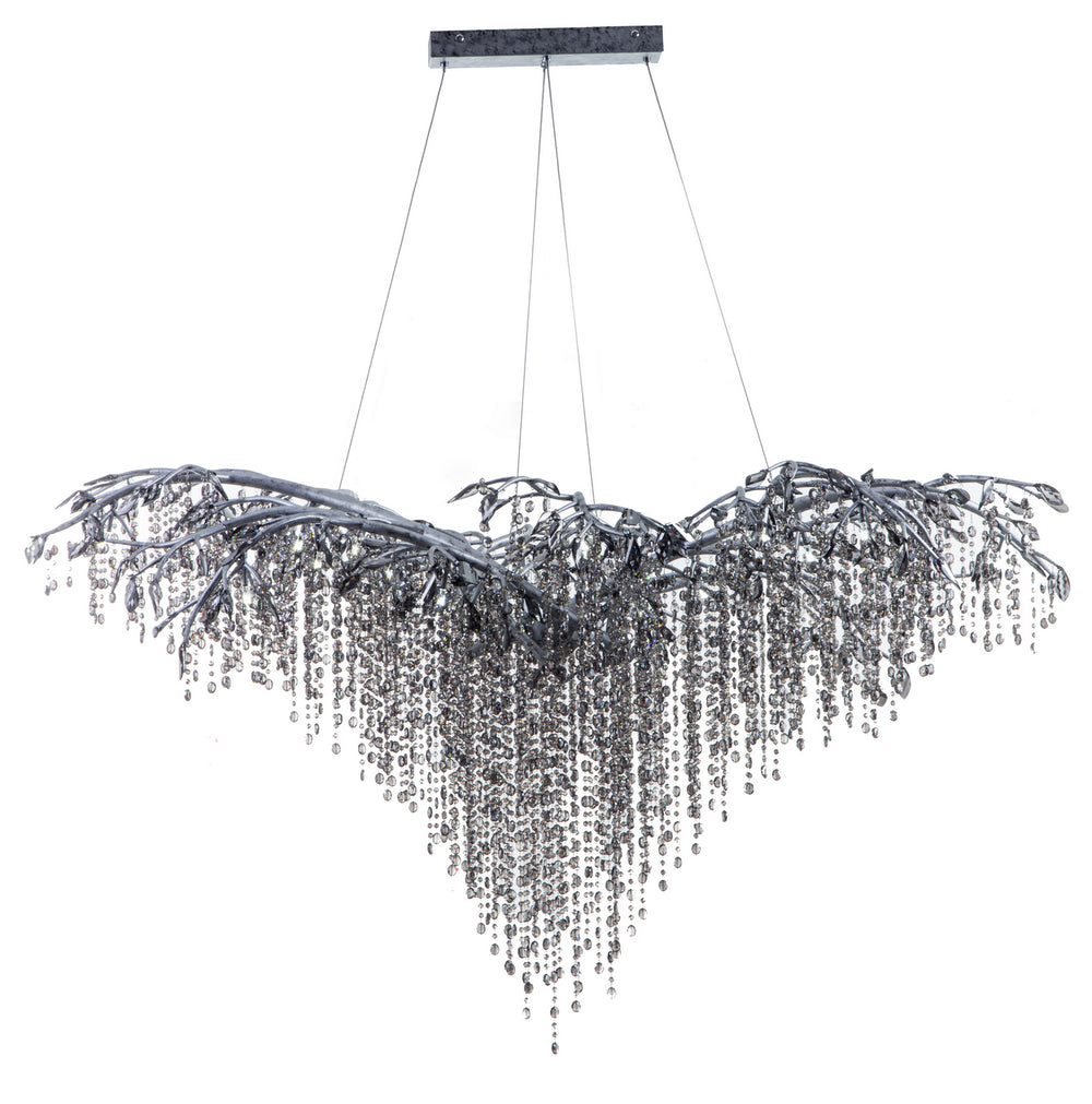 Bethel International Canada - 26 Light Chandelier - Antique Silver- Union Lighting Luminaires Decor