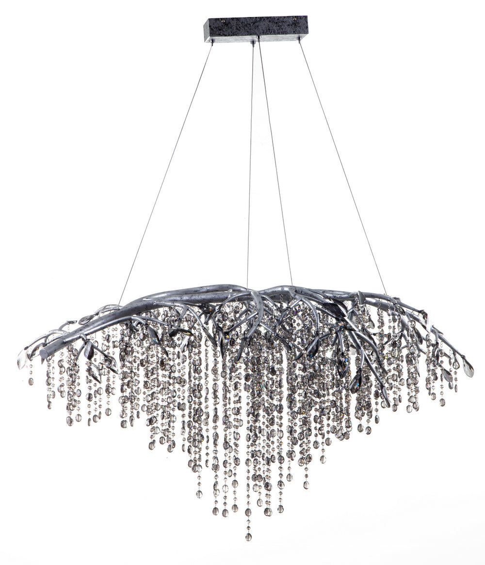 Bethel International Canada - Ten Light Chandelier - Silver- Union Lighting Luminaires Decor