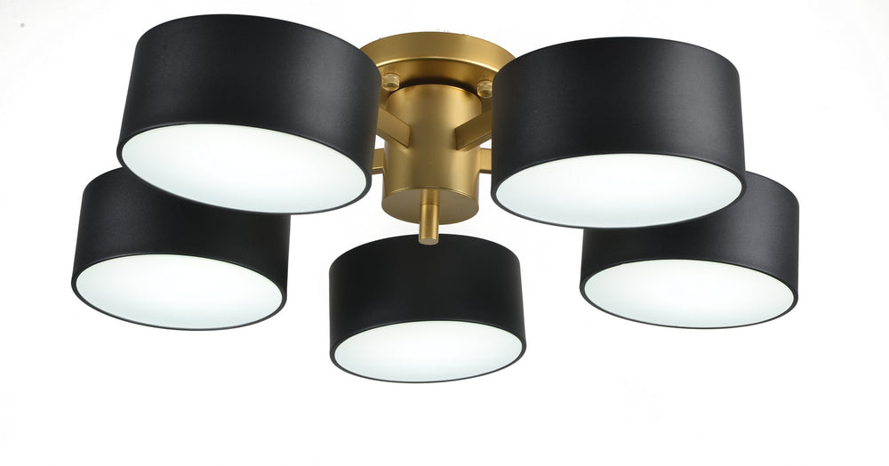 Bethel International Canada - LED Flush Mount - Gold- Union Lighting Luminaires Decor