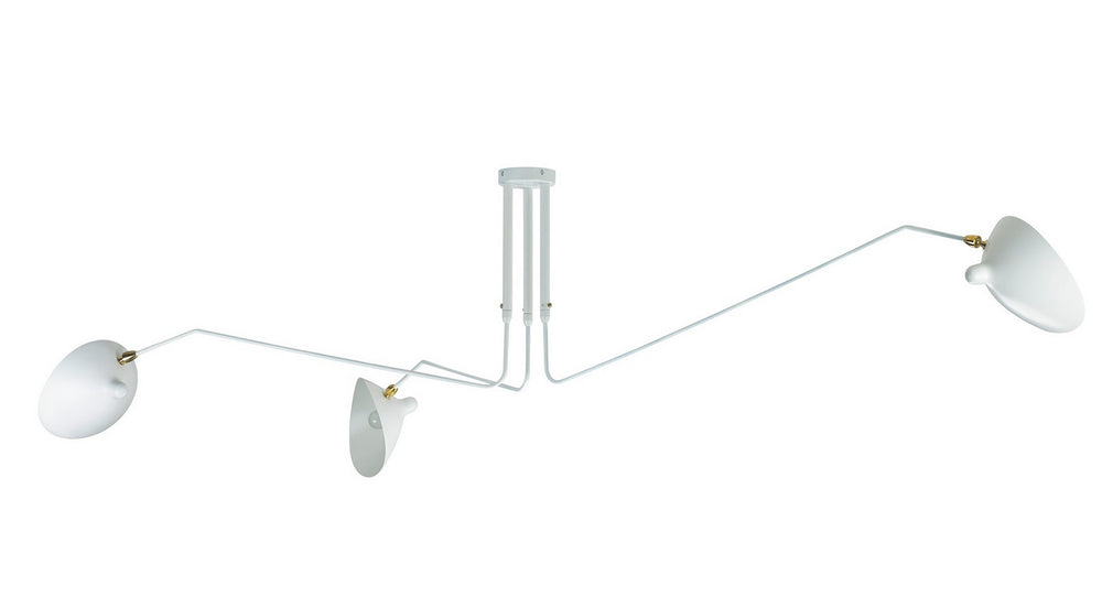Bethel International Canada - Three Light Flush Mount - White- Union Lighting Luminaires Decor