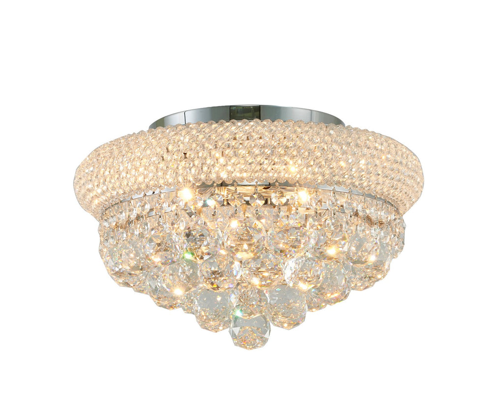 Bethel International Canada - Three Light Flush Mount - Chrome- Union Lighting Luminaires Decor