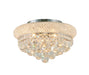 Bethel International Canada - Three Light Flush Mount - Chrome- Union Lighting Luminaires Decor