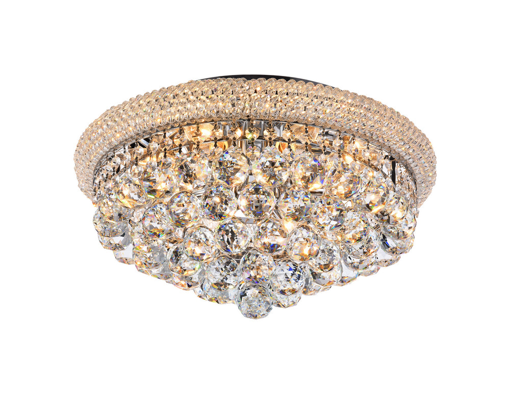 Bethel International Canada - Eight Light Flush Mount - Chrome- Union Lighting Luminaires Decor