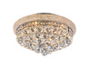 Bethel International Canada - Eight Light Flush Mount - Chrome- Union Lighting Luminaires Decor