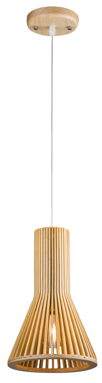 Bethel International Canada - One Light Pendant - Natural Wood- Union Lighting Luminaires Decor