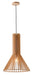 Bethel International Canada - One Light Pendant - Natural Wood- Union Lighting Luminaires Decor