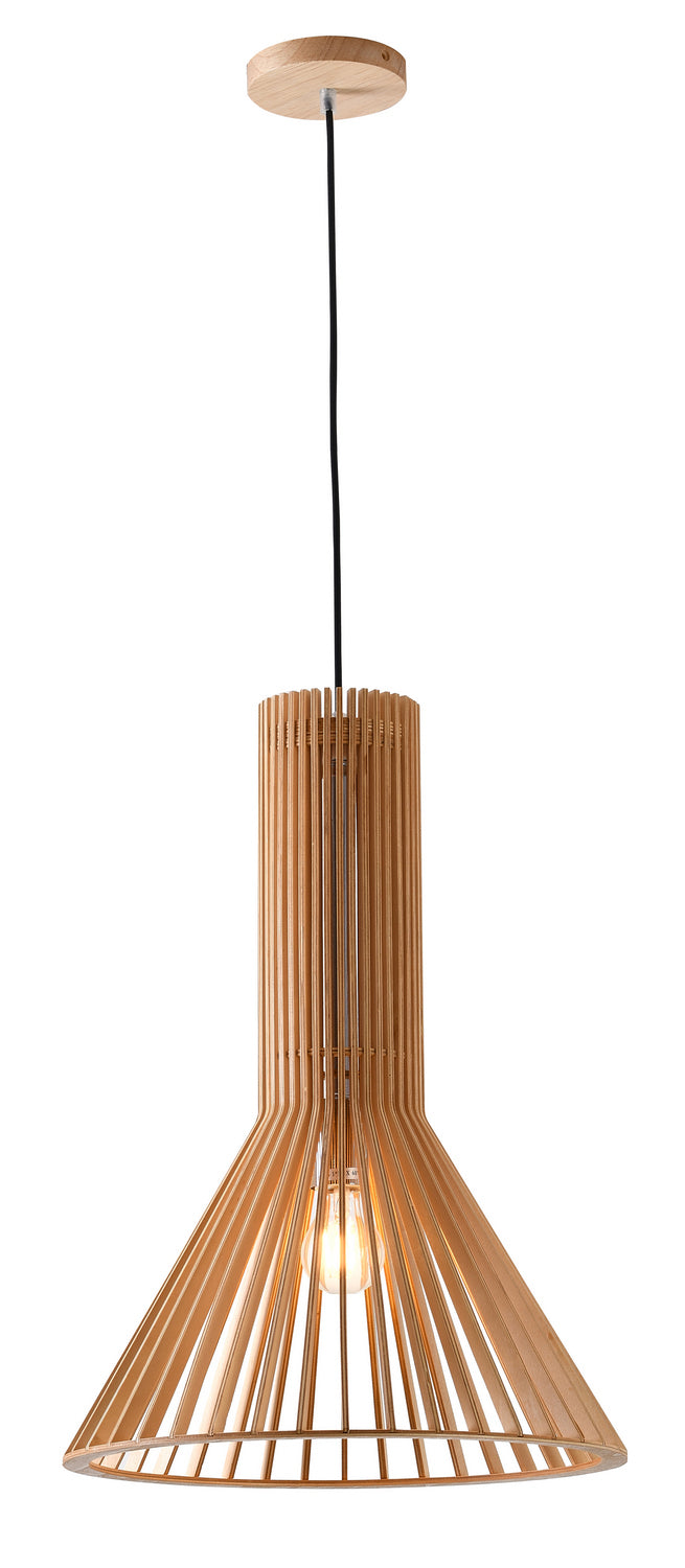 Bethel International Canada - One Light Pendant - Natural Wood- Union Lighting Luminaires Decor