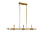 Bethel International Canada - 11 Light Chandelier - Matte Brass- Union Lighting Luminaires Decor