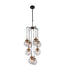 Bethel International Canada - Eight Light Chandelier - Black- Union Lighting Luminaires Decor