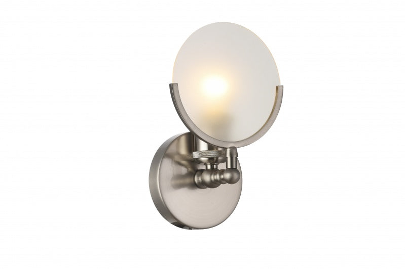 Bethel International Canada - One Light Wall Sconce - Shiny Nickel- Union Lighting Luminaires Decor