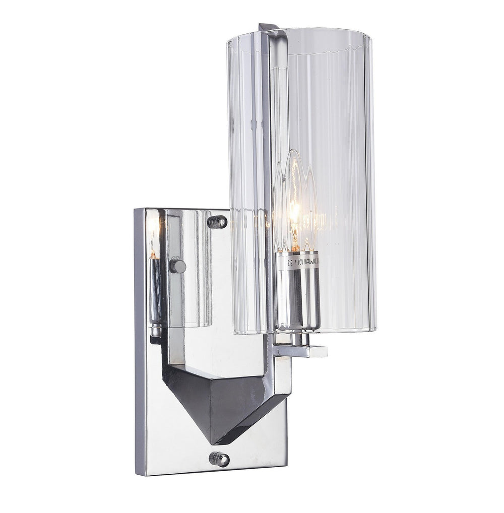 Bethel International Canada - One Light Wall Sconce - Chrome- Union Lighting Luminaires Decor