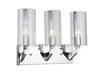 Bethel International Canada - Three Light Wall Sconce - Chrome- Union Lighting Luminaires Decor