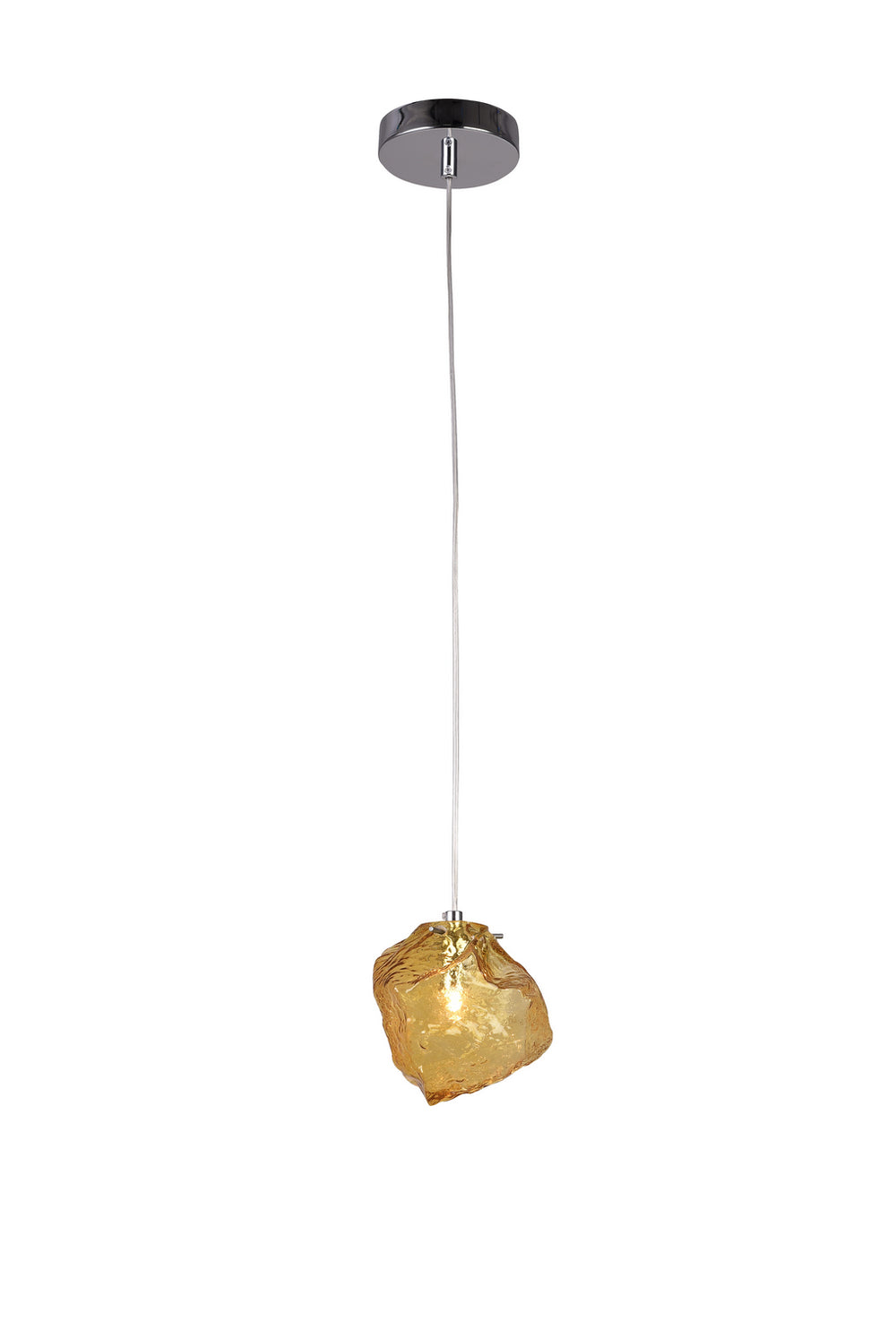 Bethel International Canada - One Light Pendant - Amber- Union Lighting Luminaires Decor