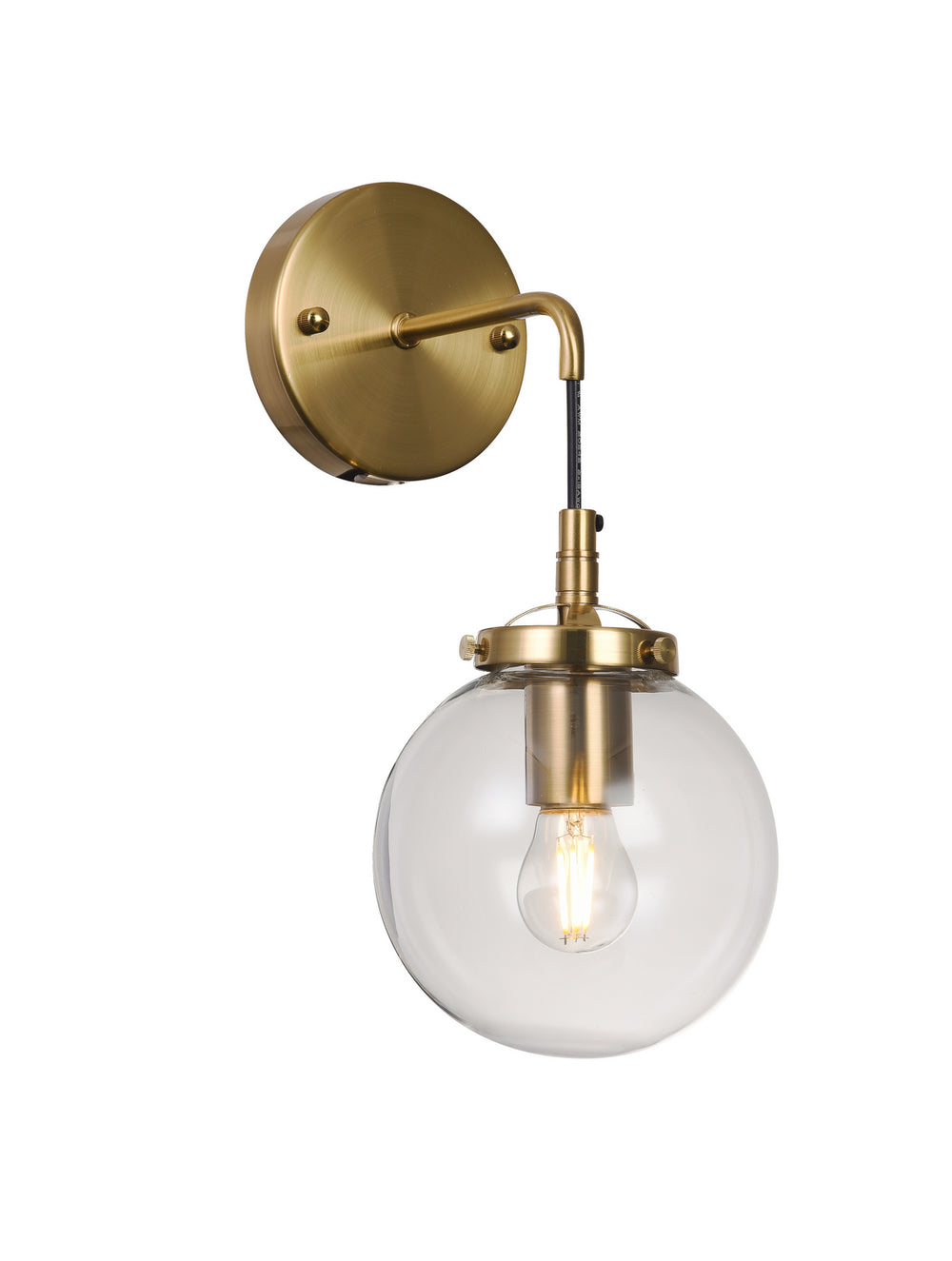 Bethel International Canada - One Light Wall Sconce - Brass- Union Lighting Luminaires Decor