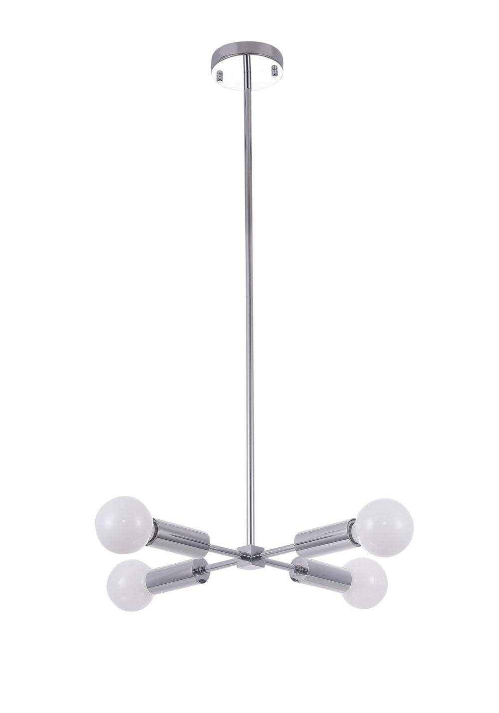Bethel International Canada - Four Light Chandelier - Chrome- Union Lighting Luminaires Decor