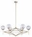 Bethel International Canada - Six Light Chandelier - Gold- Union Lighting Luminaires Decor