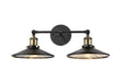 Bethel International Canada - Two Light Wall Sconce - Black- Union Lighting Luminaires Decor