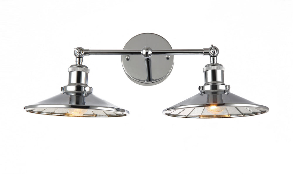 Bethel International Canada - Two Light Wall Sconce - Chrome- Union Lighting Luminaires Decor