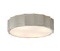 Bethel International Canada - Four Light Flush Mount - Shiny Nickel- Union Lighting Luminaires Decor