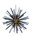 Bethel International Canada - Eight Light Chandelier - Brass- Union Lighting Luminaires Decor