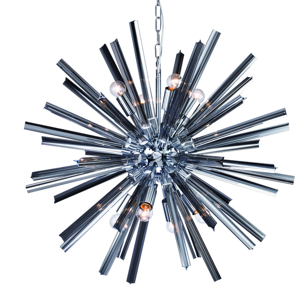 Bethel International Canada - Eight Light Chandelier - Chrome- Union Lighting Luminaires Decor