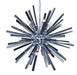 Bethel International Canada - Eight Light Chandelier - Chrome- Union Lighting Luminaires Decor