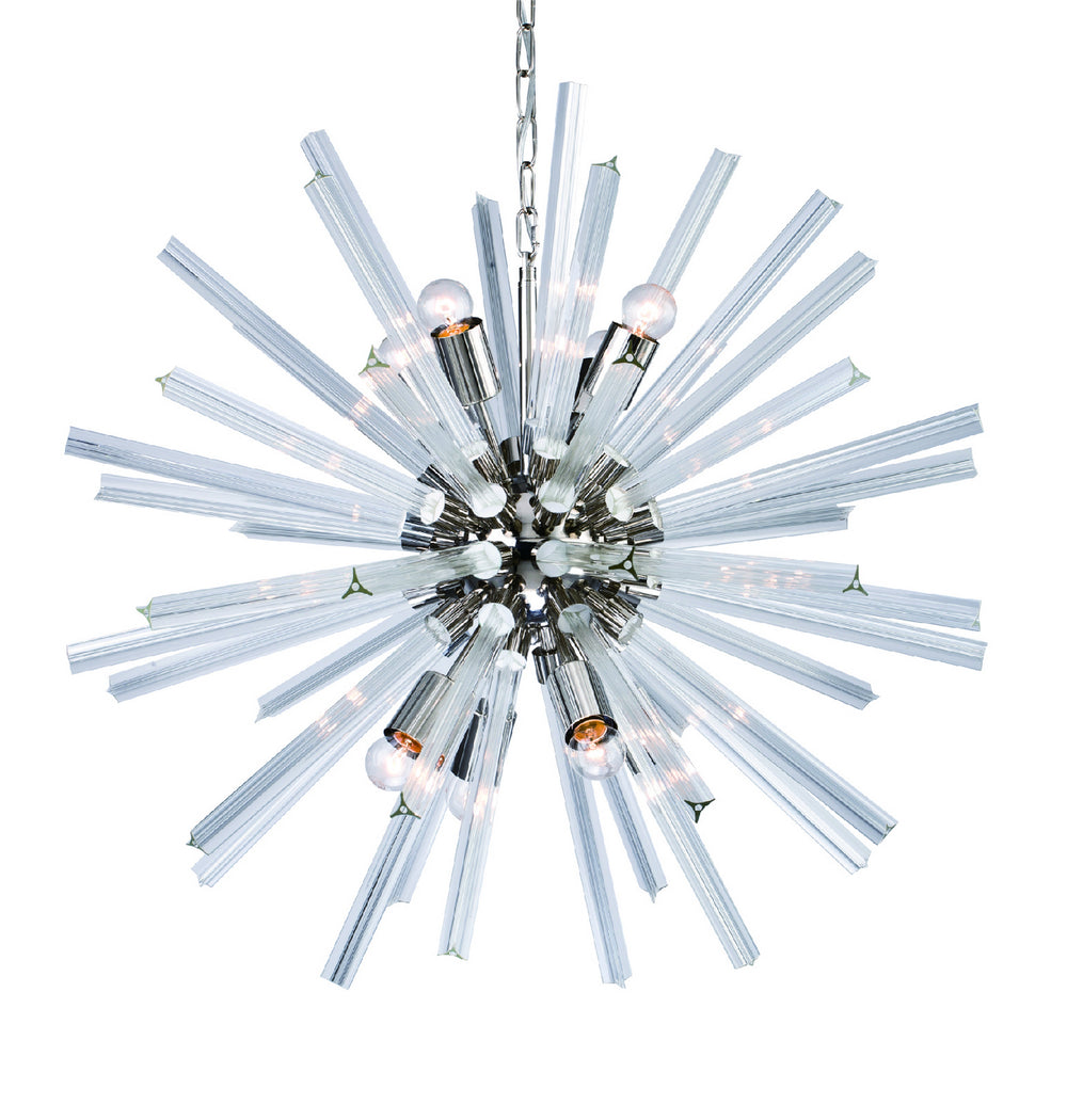 Bethel International Canada - Eight Light Chandelier - Chrome- Union Lighting Luminaires Decor