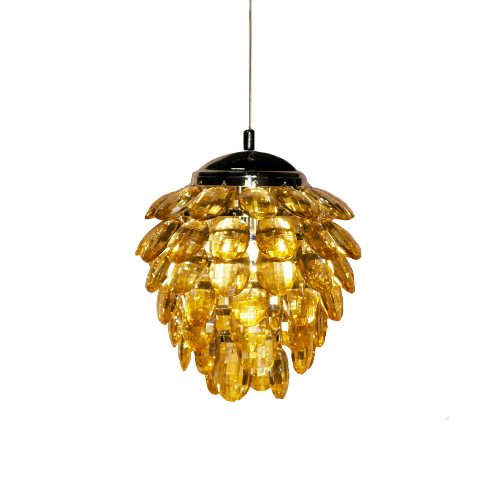 Bethel International Canada - One Light Pendant - Amber- Union Lighting Luminaires Decor