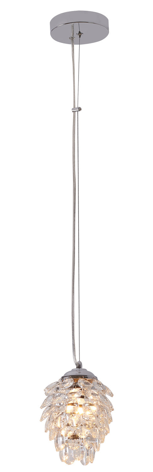 Bethel International Canada - One Light Pendant - Chrome- Union Lighting Luminaires Decor