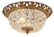 Bethel International Canada - Two Light Flush Mount - Antique Gold- Union Lighting Luminaires Decor