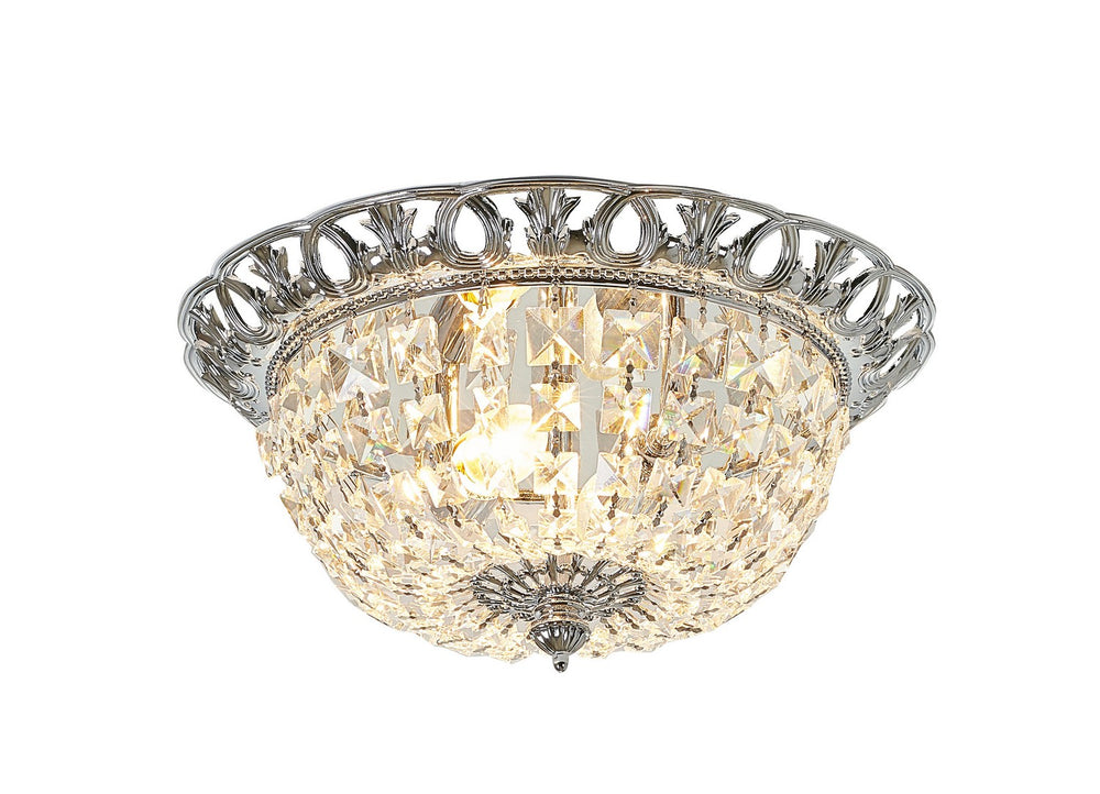 Bethel International Canada - Two Light Flush Mount - Chrome- Union Lighting Luminaires Decor