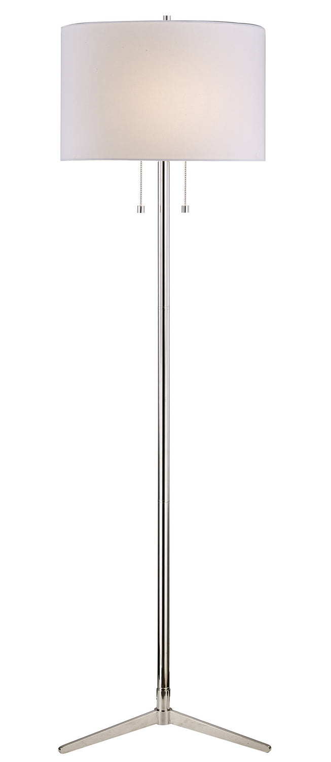 Bethel International Canada - Two Light Floor Lamp - Polished Nickel- Union Lighting Luminaires Decor