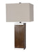 Bethel International Canada - One Light Table Lamp - Brushed Nickel- Union Lighting Luminaires Decor