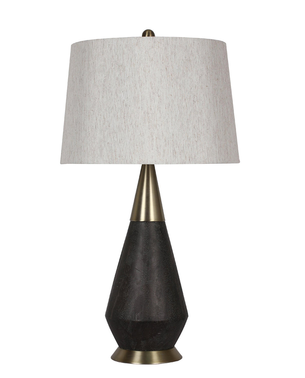 Bethel International Canada - One Light Table Lamp - Dark Walnut- Union Lighting Luminaires Decor