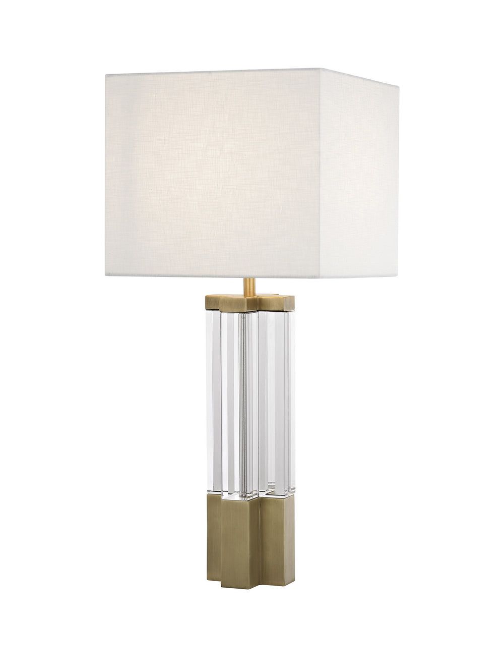 Bethel International Canada - One Light Table Lamp - Antique Brass- Union Lighting Luminaires Decor