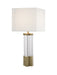 Bethel International Canada - One Light Table Lamp - Antique Brass- Union Lighting Luminaires Decor
