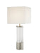 Bethel International Canada - One Light Table Lamp - Polished Nickel- Union Lighting Luminaires Decor