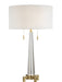 Bethel International Canada - One Light Table Lamp - Antique Brass- Union Lighting Luminaires Decor