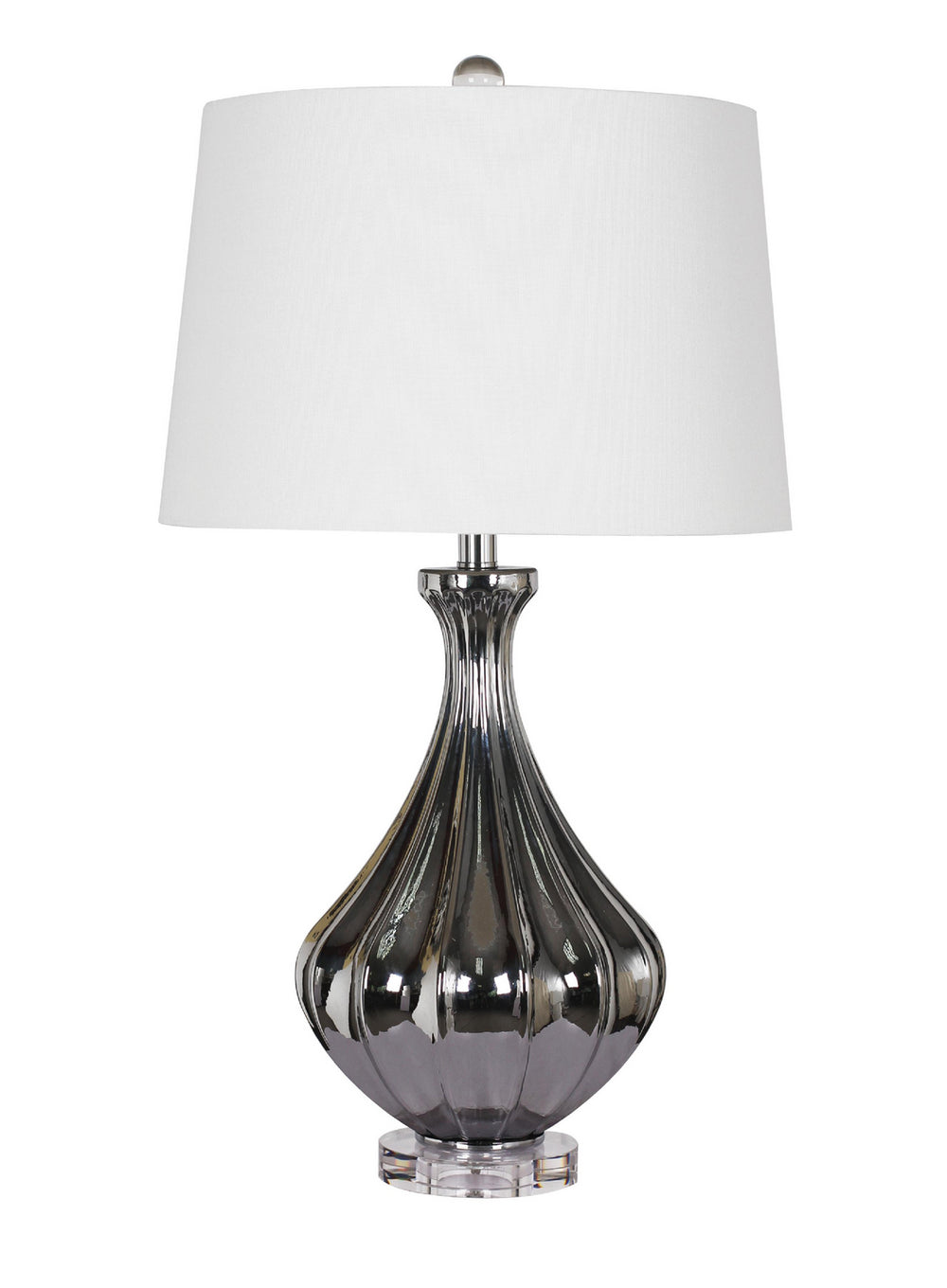 Bethel International Canada - One Light Table Lamp - Chrome- Union Lighting Luminaires Decor
