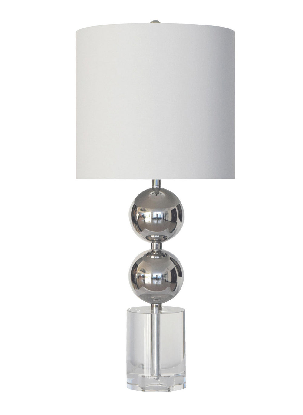 Bethel International Canada - One Light Table Lamp - Polished Nickel- Union Lighting Luminaires Decor