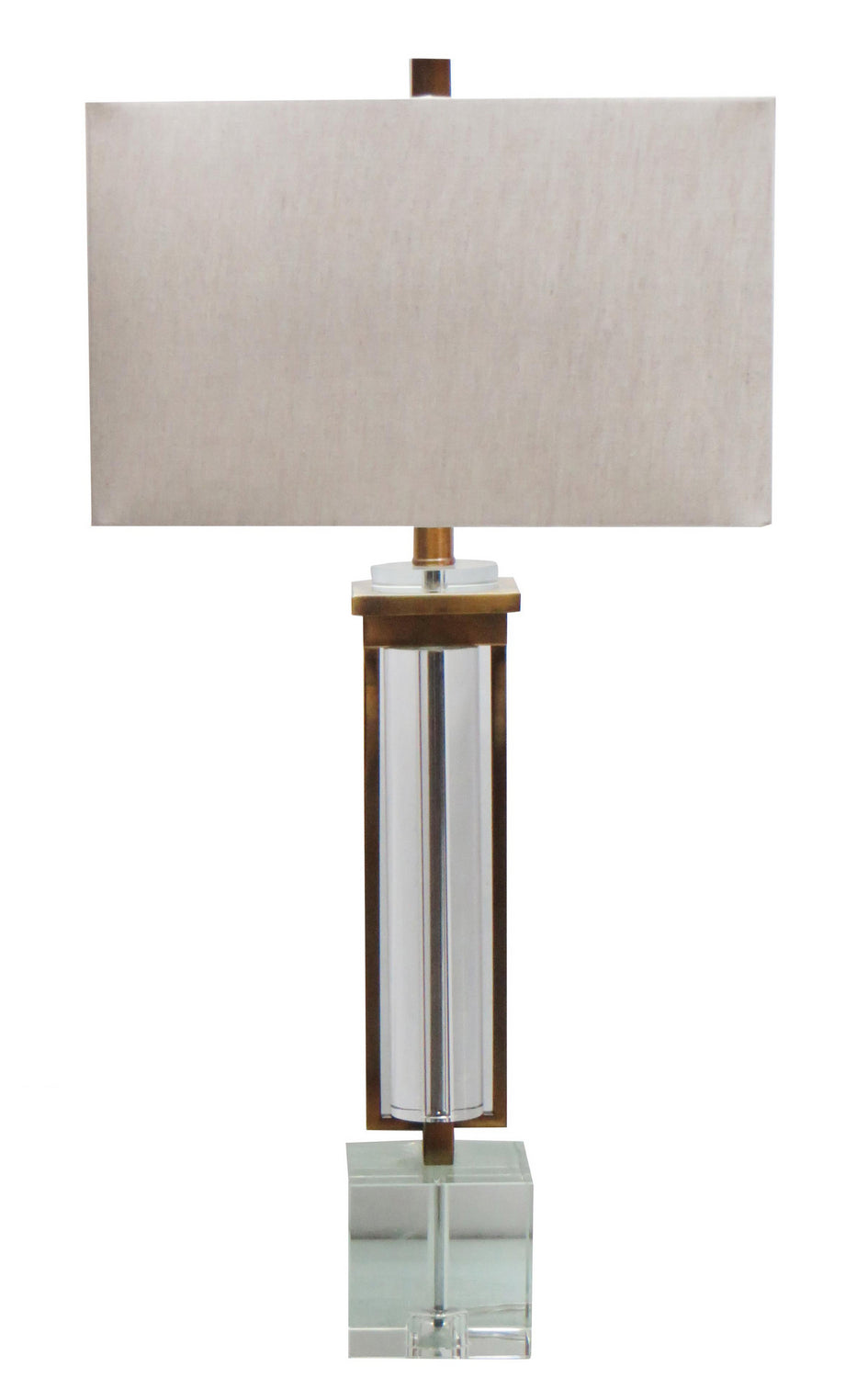 Bethel International Canada - One Light Table Lamp - Antique Brass- Union Lighting Luminaires Decor
