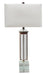 Bethel International Canada - One Light Table Lamp - Polished Nickel- Union Lighting Luminaires Decor