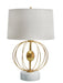 Bethel International Canada - One Light Table Lamp - Gold- Union Lighting Luminaires Decor