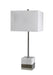 Bethel International Canada - One Light Table Lamp - Polished Nickel- Union Lighting Luminaires Decor