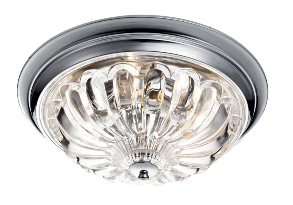 Bethel International Canada - Four Light Flush Mount - Chrome- Union Lighting Luminaires Decor