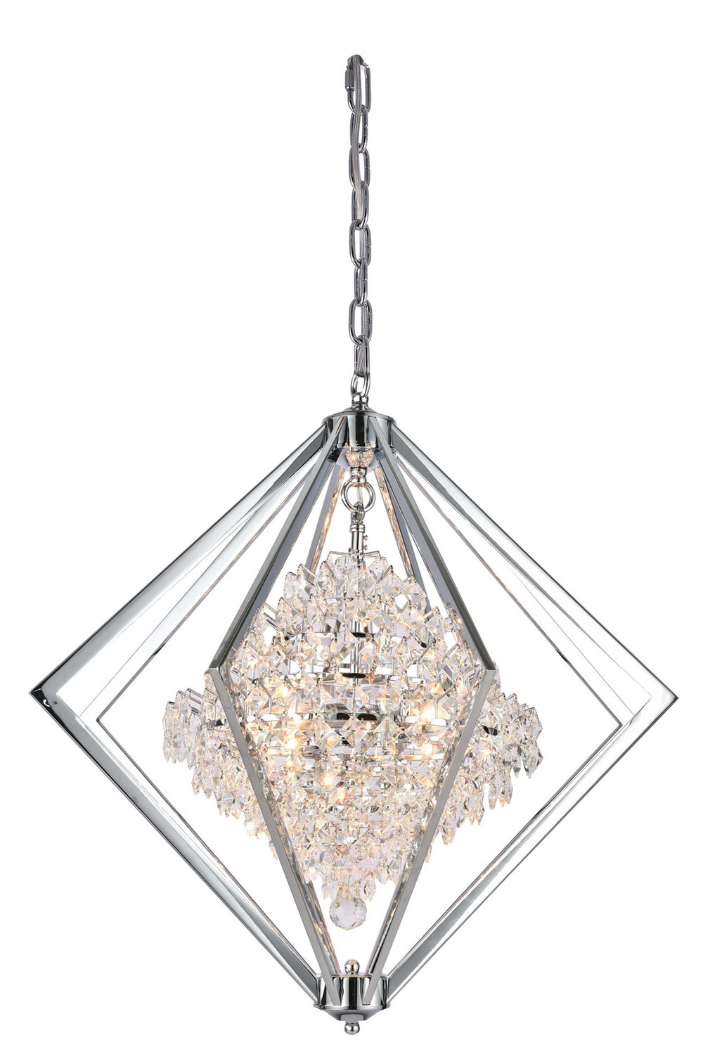 Bethel International Canada - Four Light Chandelier - Chrome- Union Lighting Luminaires Decor