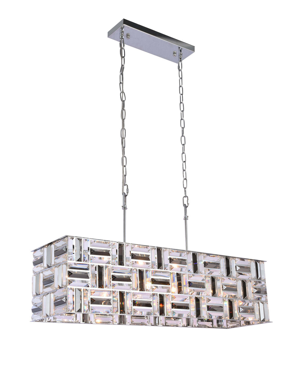 Bethel International Canada - Six Light Chandelier - Chrome- Union Lighting Luminaires Decor