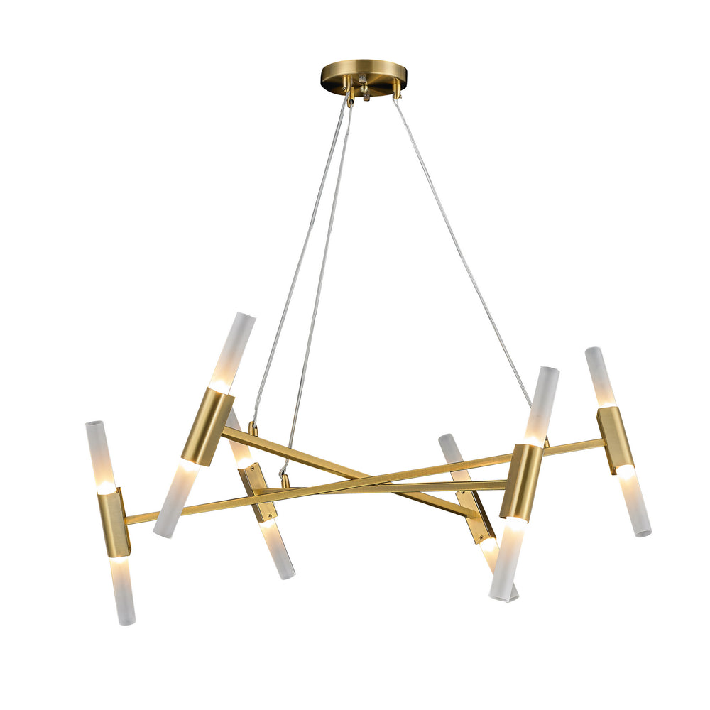 Bethel International Canada - 12 Light Chandelier - Antique Brass- Union Lighting Luminaires Decor