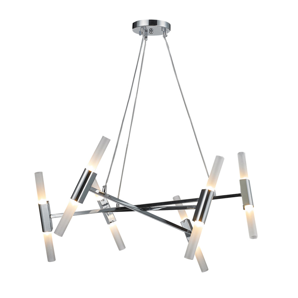 Bethel International Canada - 12 Light Chandelier - Chrome- Union Lighting Luminaires Decor