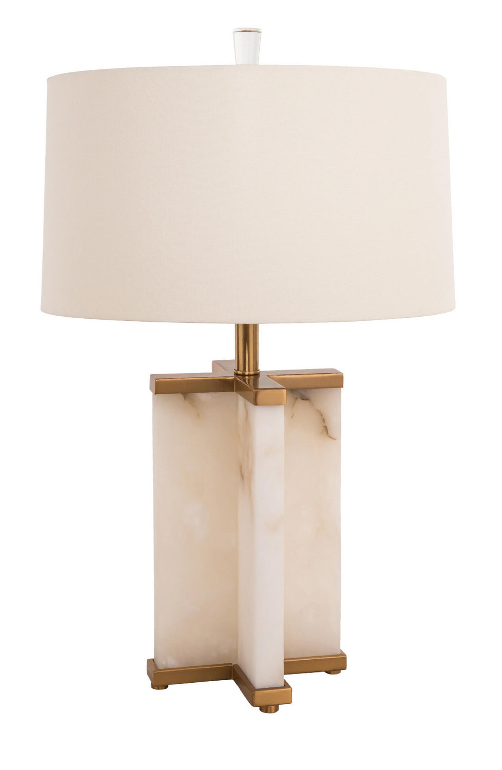 Bethel International Canada - One Light Table Lamp - Gold & White- Union Lighting Luminaires Decor